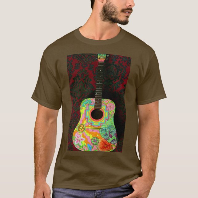 Camiseta Acoustic guitar  Classic T-Shirt (Frente)