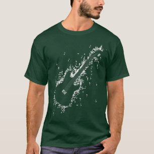 Camiseta acoustic guitar shirtvintage guitar made of musica