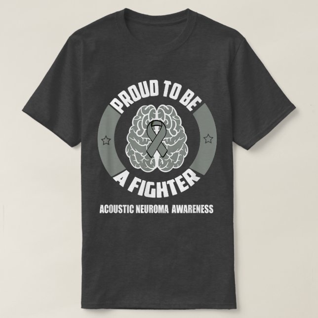 Camiseta Acoustic Neuroma Awareness Shirt Proud To Be A Fig (Frente do Design)