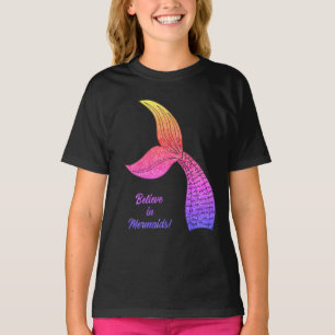 Camiseta Acredita em sereias T-Shirt