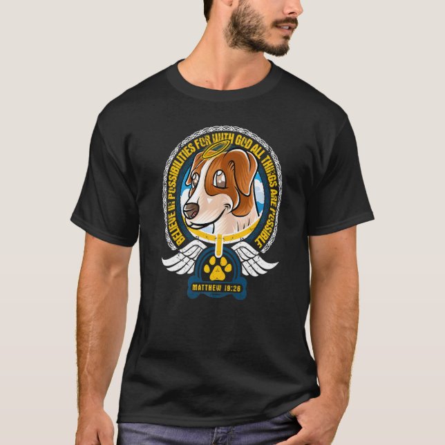 Camiseta Acreditação nas Possibilidades de Deus Cristão Jac (Frente)