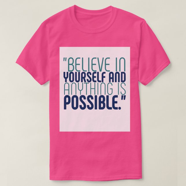 Camiseta Acredite (Frente do Design)