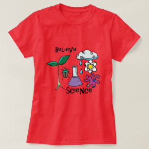 Camiseta Acredite a ciência