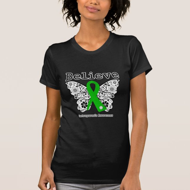 Camiseta Acredite a consciência de Gastroparesis (Frente)