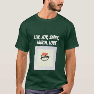 Camiseta Acredite, Alcance, Viva a vida com alegria