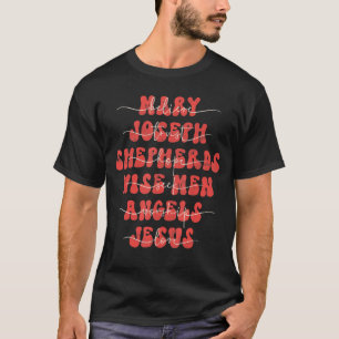 Camiseta Acredite Como Mary Confie Como Joseph Hope Como Sh