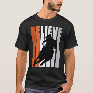 Camiseta Acredite Cowgirl Laranja Garotas Sulistas Ocidente