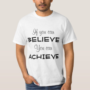 Camiseta Acredite e alcance