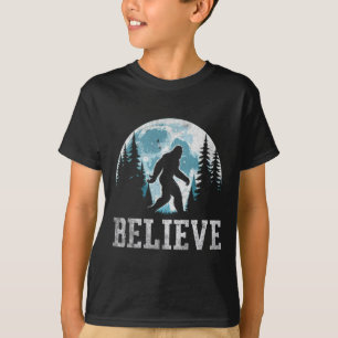 Camiseta Acredite Em Bigfoot Sasquatch Oferece Dia de os pa
