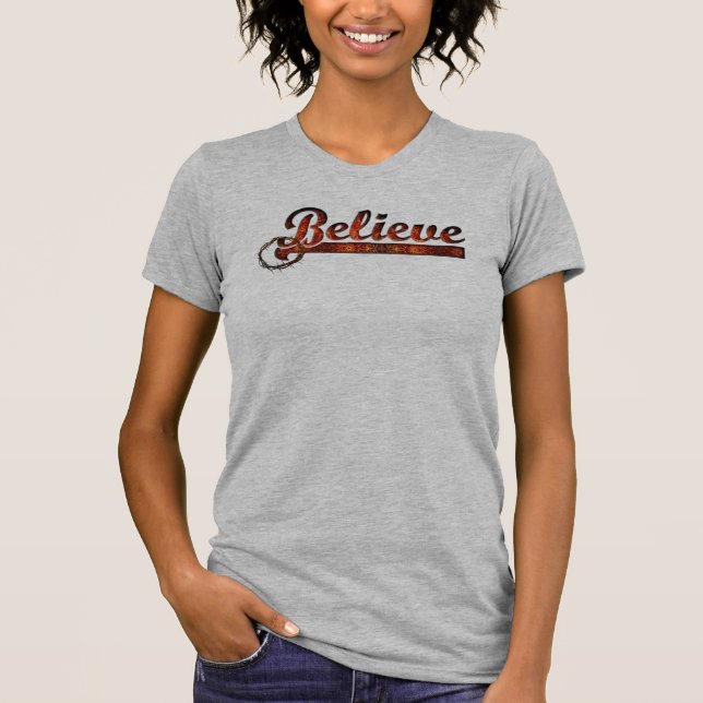 Camiseta Acredite em Jesus Cristo (Frente)