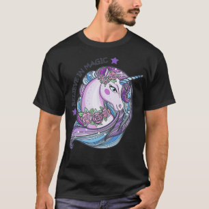 Camiseta acredite em magia cavalheiro mítico