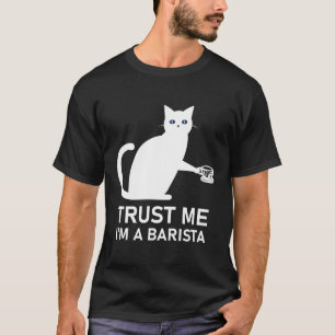 Camiseta Acredite em mim sou um café barista Espresso Bari