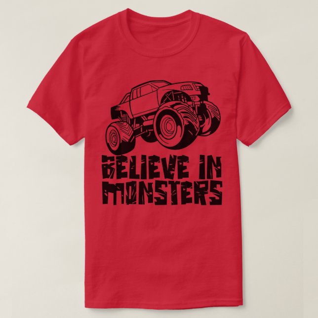 Camiseta Acredite Em Monstros (Frente do Design)