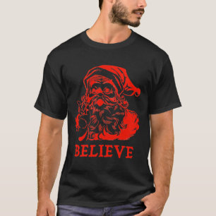 Camiseta Acredite Em Papai Noel Um Presente Para O Natal