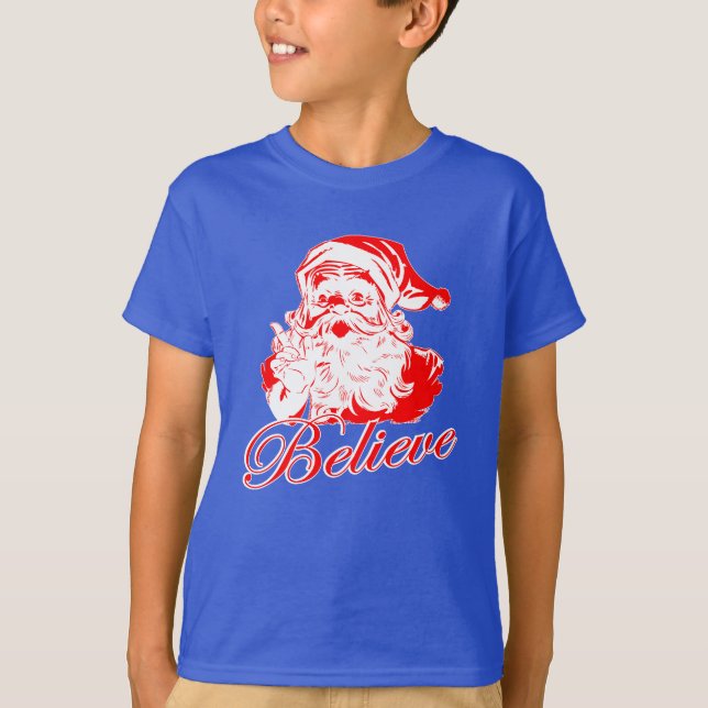 Camiseta Acredite em Papais noeis (Frente)