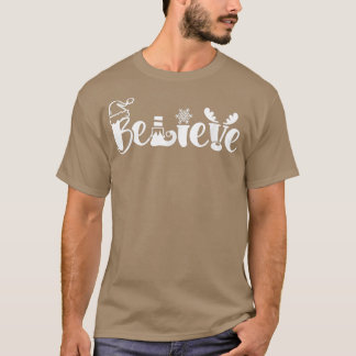 Camiseta Acredite em Papais noeis de Natal