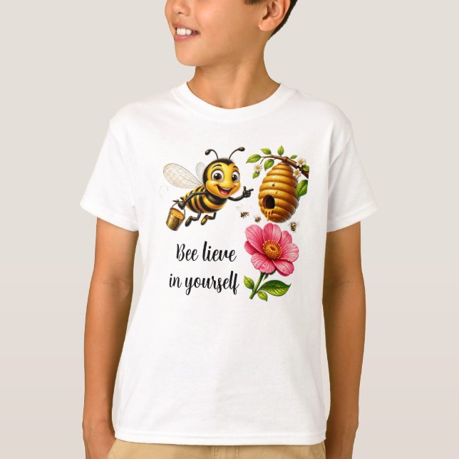 Camiseta Acredite em si mesmo (Frente)
