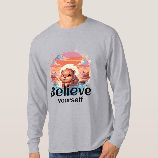 Camiseta Acredite em si mesmo (Frente)