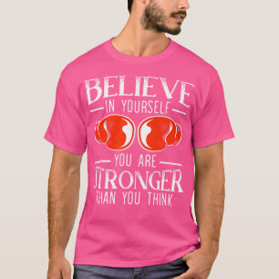 Camiseta Acredite Em Si Mesmo Boxer Motivacional Insp