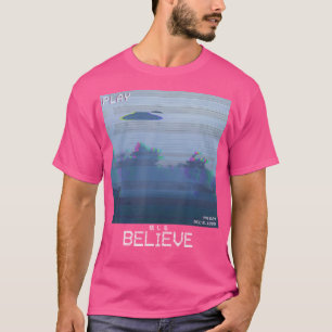 Camiseta Acredite Em Ufo Vaporwave Synthwave 80S Retro Flyi