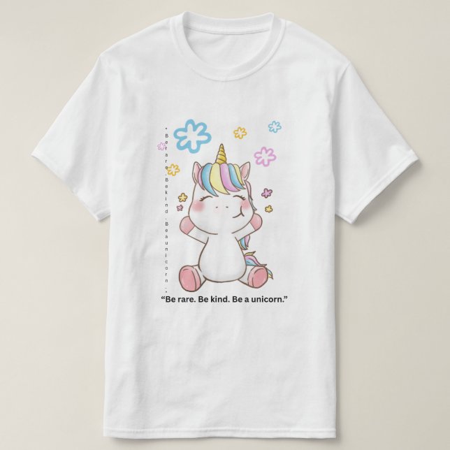 Camiseta Acredite em Unicórnios |  (Frente do Design)