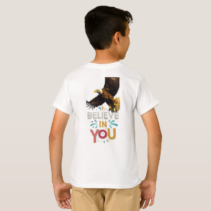 Camiseta Acredite em você, Majestésica design da Águia
