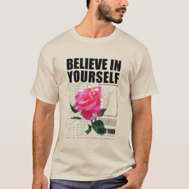 Camiseta Acredite Em Você Mesmo Rosa Rosa Rosa Roce Streetw