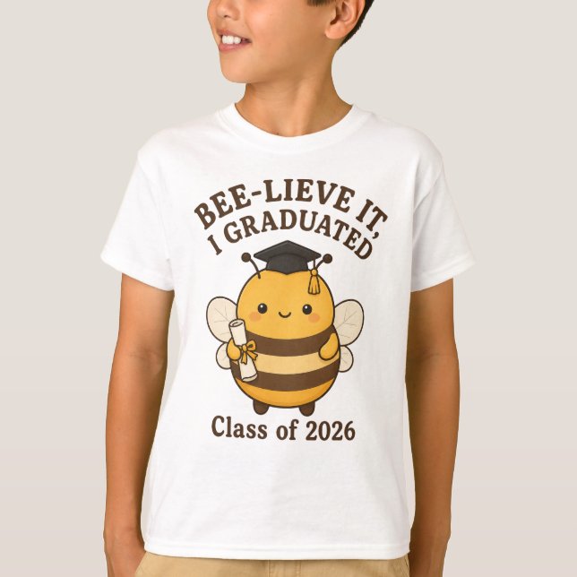 Camiseta Acredite, Eu Me Formei Turma de 2026 (Frente)
