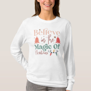 Camiseta Acredite na magia do Natal