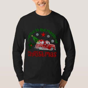 Camiseta Acredite na magia do Natal, Papais noeis em Red tr