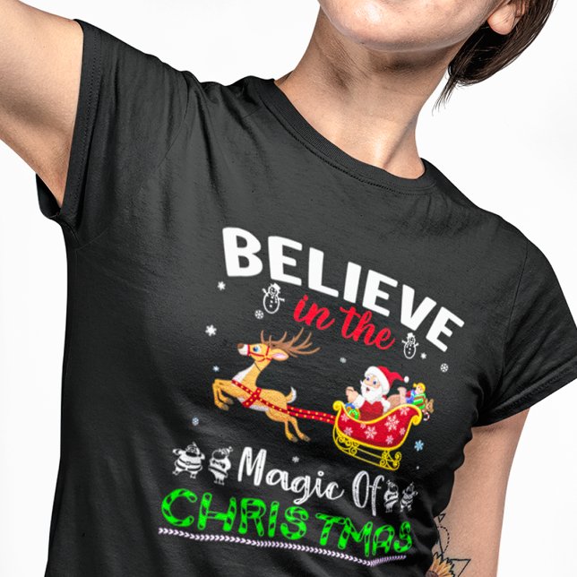 Camiseta Acredite na Mágica do Natal (Criador carregado)