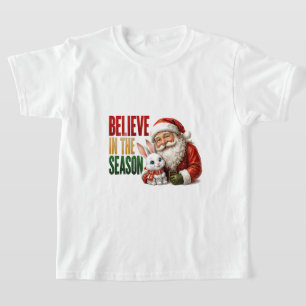 Camiseta Acredite Na Temporada Coelhinho da Páscoa Natal Al
