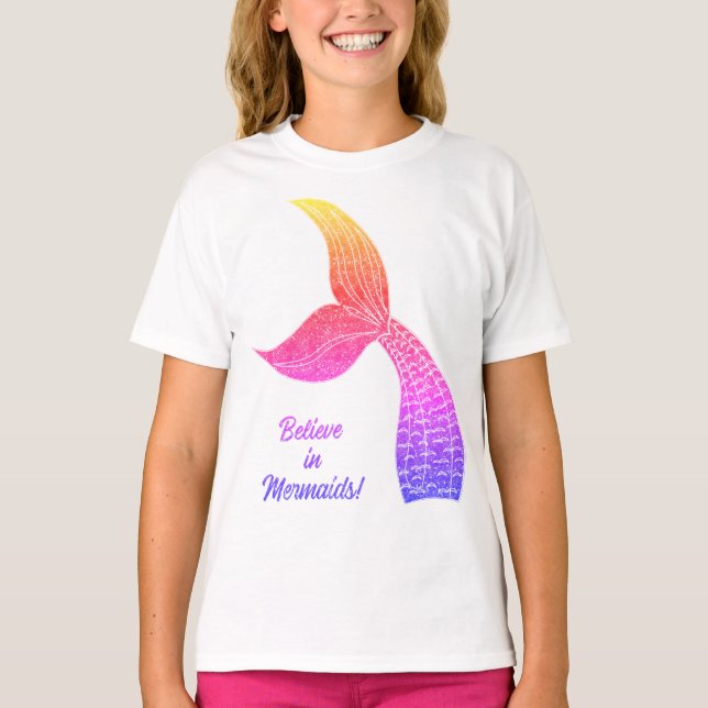 Camiseta Acredite nas sereias (Frente)
