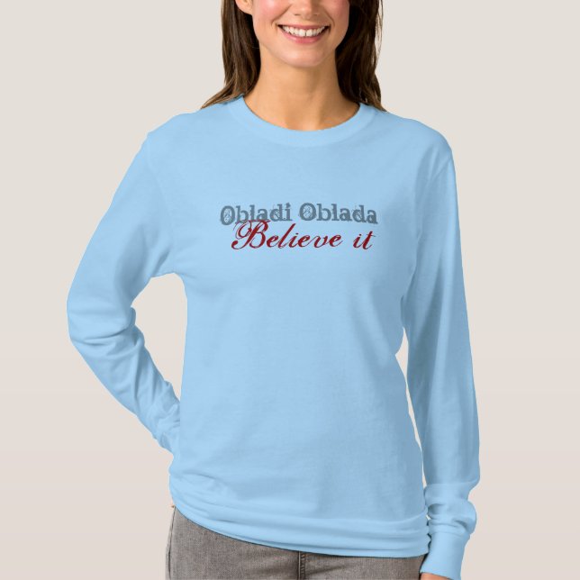 Camiseta Acredite nisso (Frente)