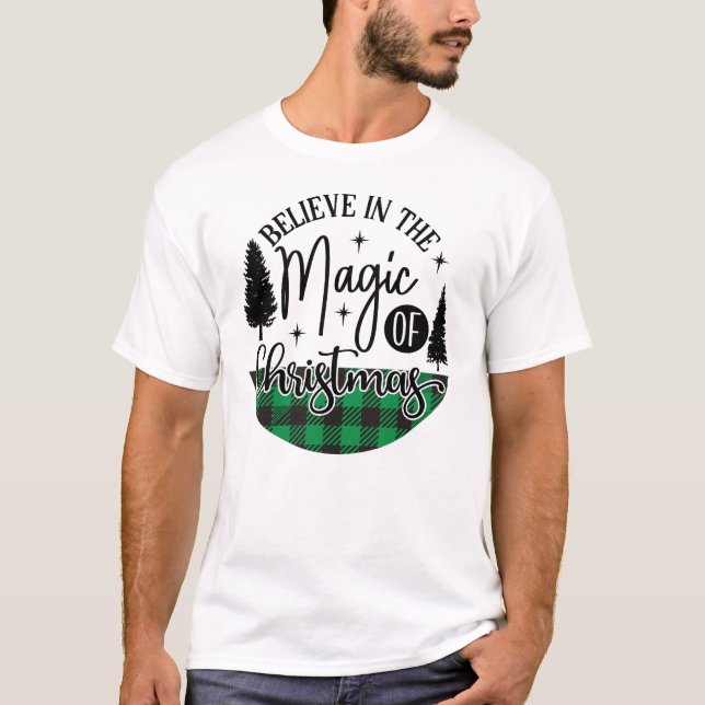 Camiseta acredite no natal mágico (Frente)