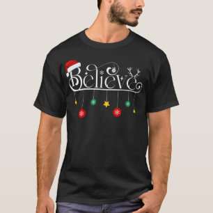 Camiseta Acredite no Natal Papai Noel Rena Cana de Açúcar