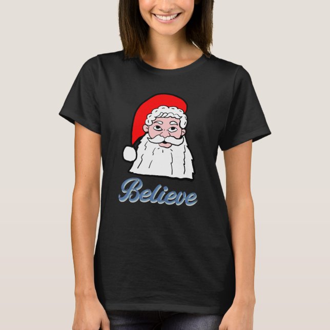 Camiseta Acredite no Papai Noel (Frente)