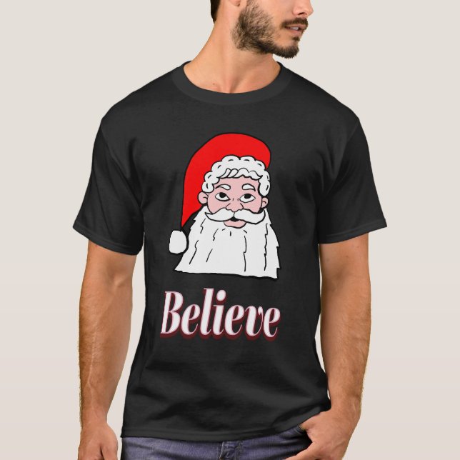 Camiseta Acredite no Papai Noel (Frente)