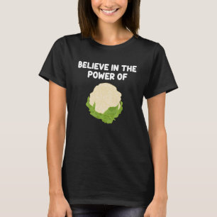 Camiseta Acredite No Poder Da Couve-Flor Verde Ve