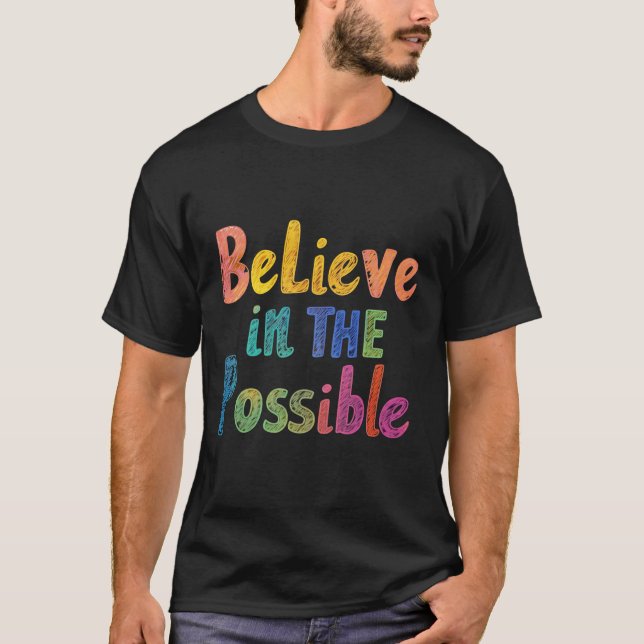 Camiseta Acredite no Possível (Frente)