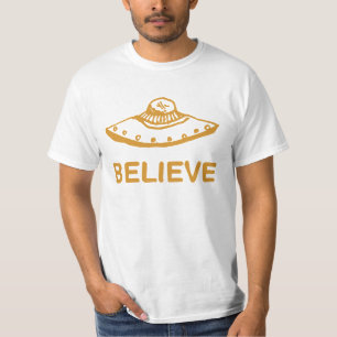 Camiseta Acredite no t-shirt dos aliens