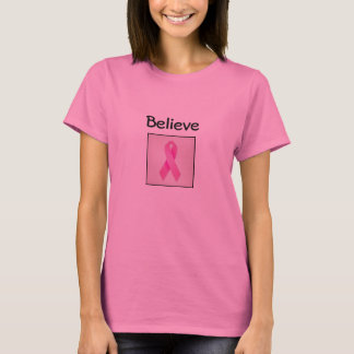 Camiseta Acredite o tshirt, encontre uma cura!