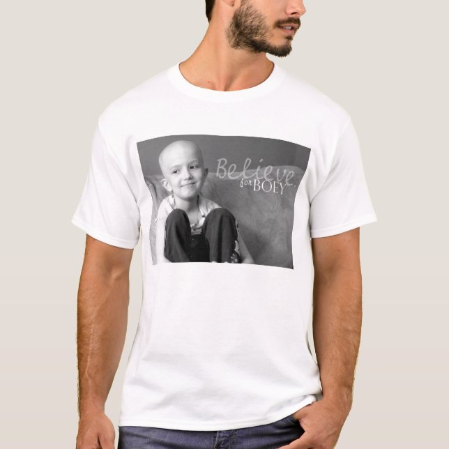 Camiseta Acredite para uma cura (Frente)