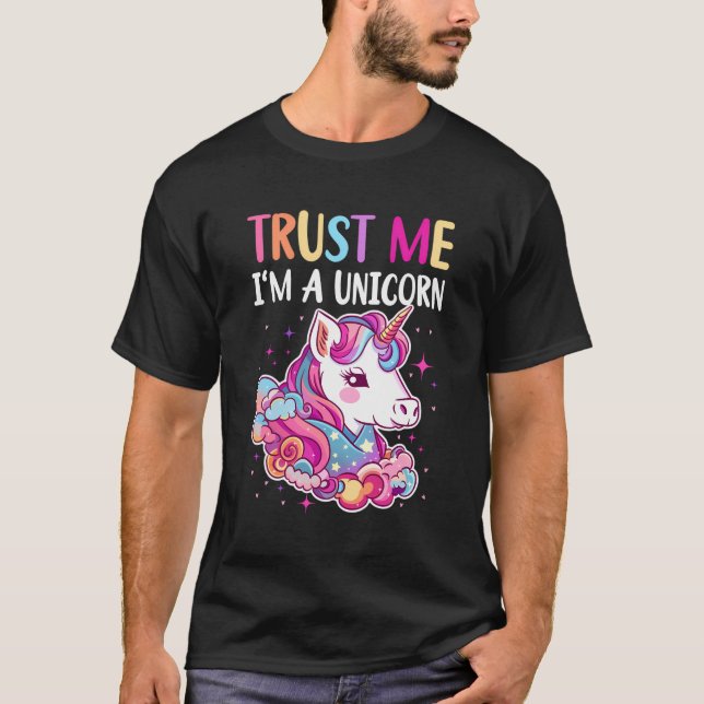 Camiseta Acredite Que Sou Um Unicórnio (Frente)