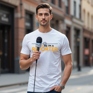 Camiseta Acredite, sou um repórter T-Shirt