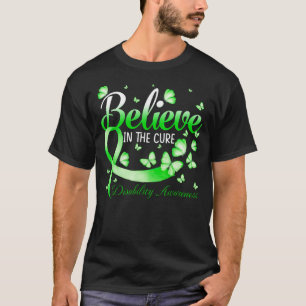 Camiseta Acreditem na Borboleta da Consciência da Deficiênc