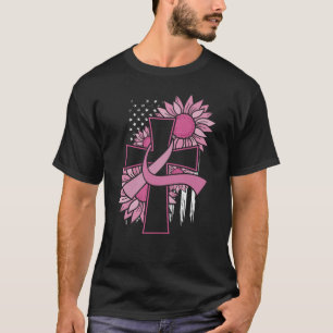 Camiseta Acreditem na Consciência do Cancer da Mama Cruzado