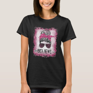 Camiseta Acreditem na consciência do Cancer da mama Fitas c