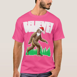 Camiseta Acreditem nas Papais noeis Bigfoot de Natal 2