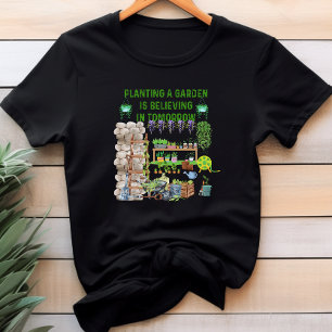 Camiseta Acreditem no amanhã: O Espírito do Jardineiro